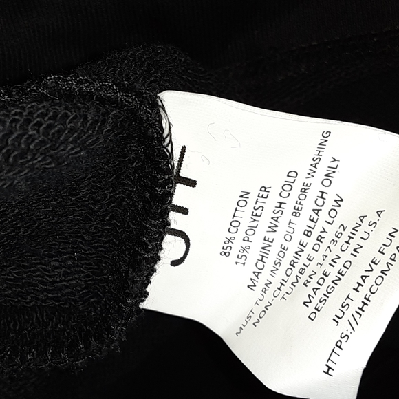 Just Have Fun Boo Johnson skateboard line 1/4 zip sz small sweatshirt unisex - Picture 7 of 8